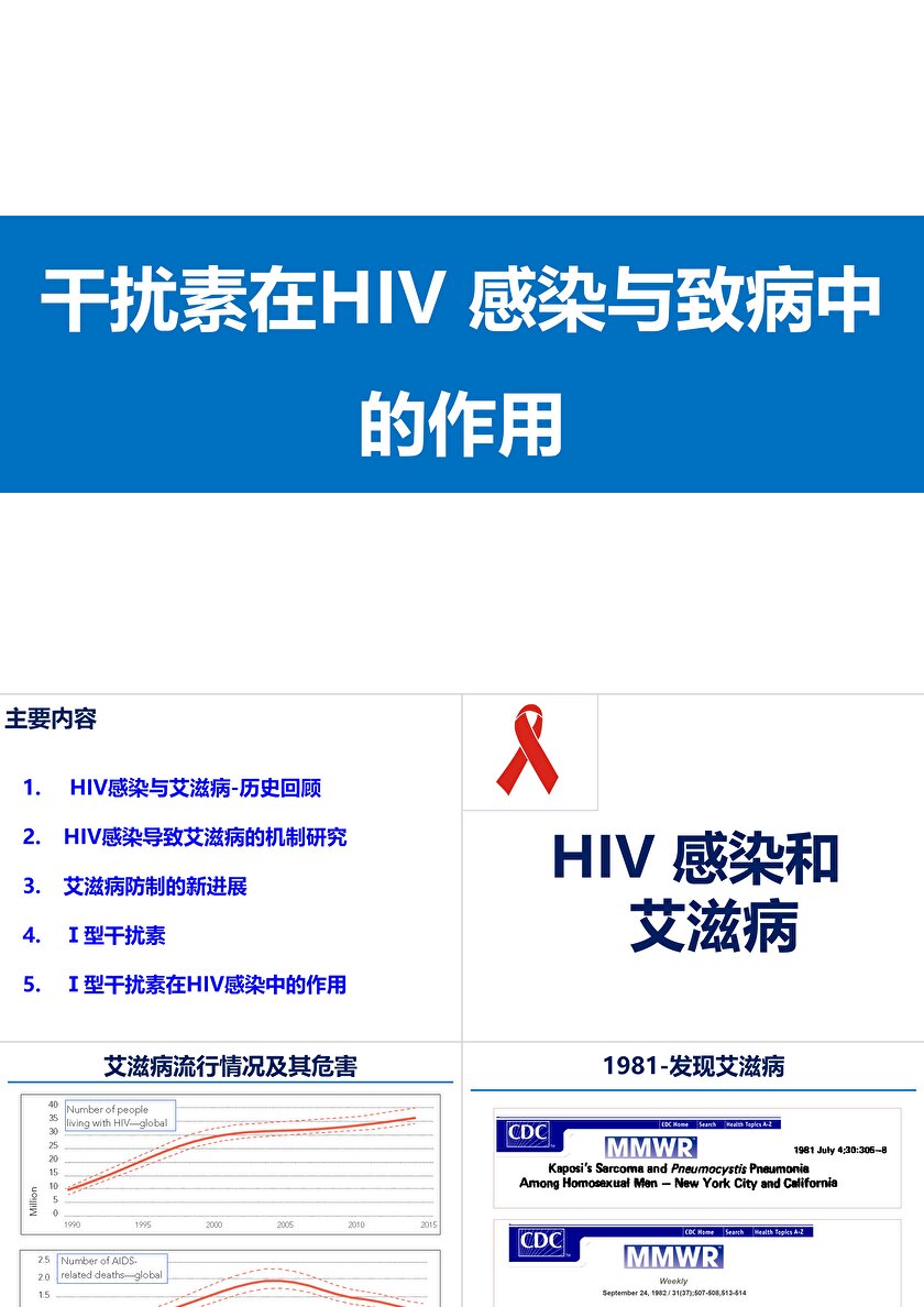 HIV-发病机理ppt模板_卡卡办公