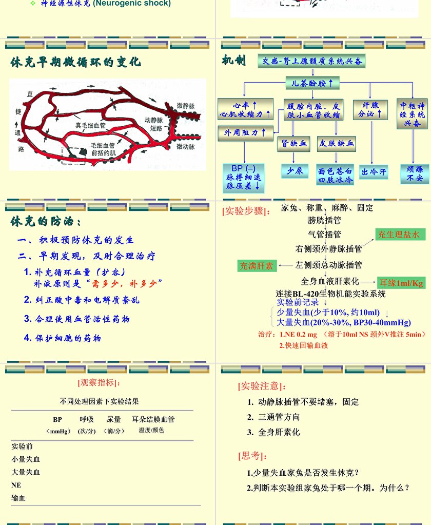 抢救失血性休克的紧急措施